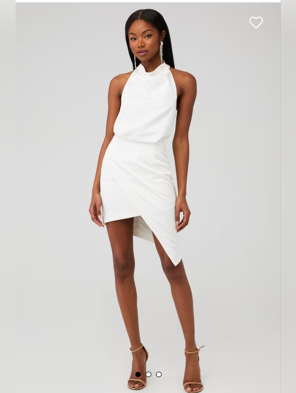 ELLIATT Camo Dress in White